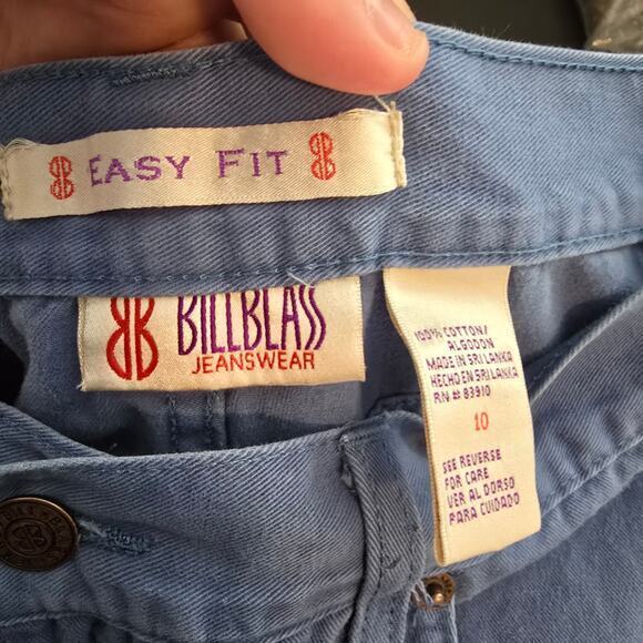 Vintage Bill Blass Women's Easy Fit High‎ Rise Mom No Stretch Jeans Blue Size 10 - Picture 6 of 12